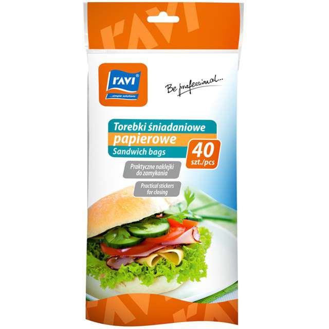 

Torebki śniadaniowe Do pakowania Kanapek 40 szt