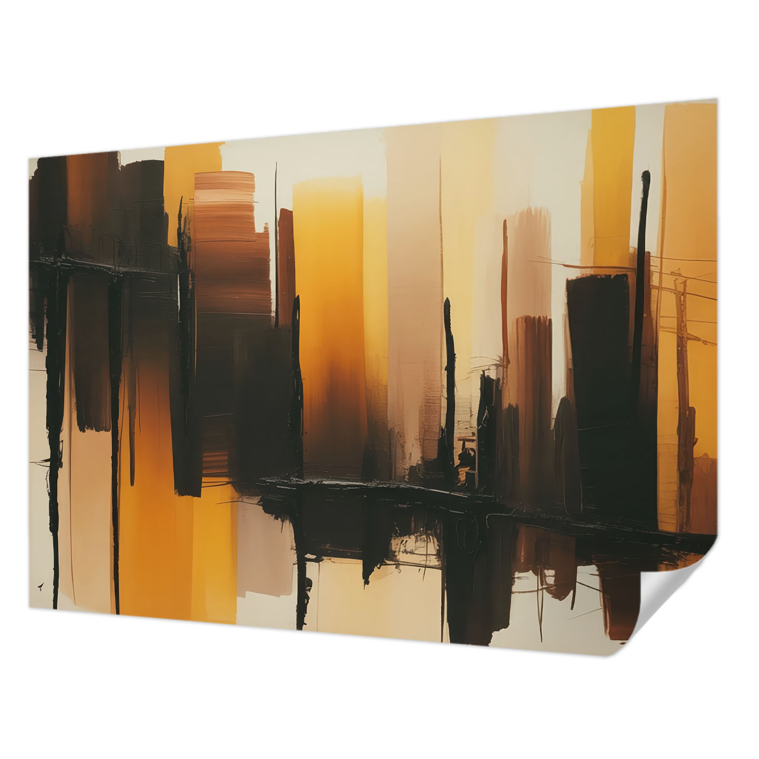 Samolepicí fototapeta Bez lepidla Jednoduchá aplikace Vertikální pruhy 208 x 146 cm