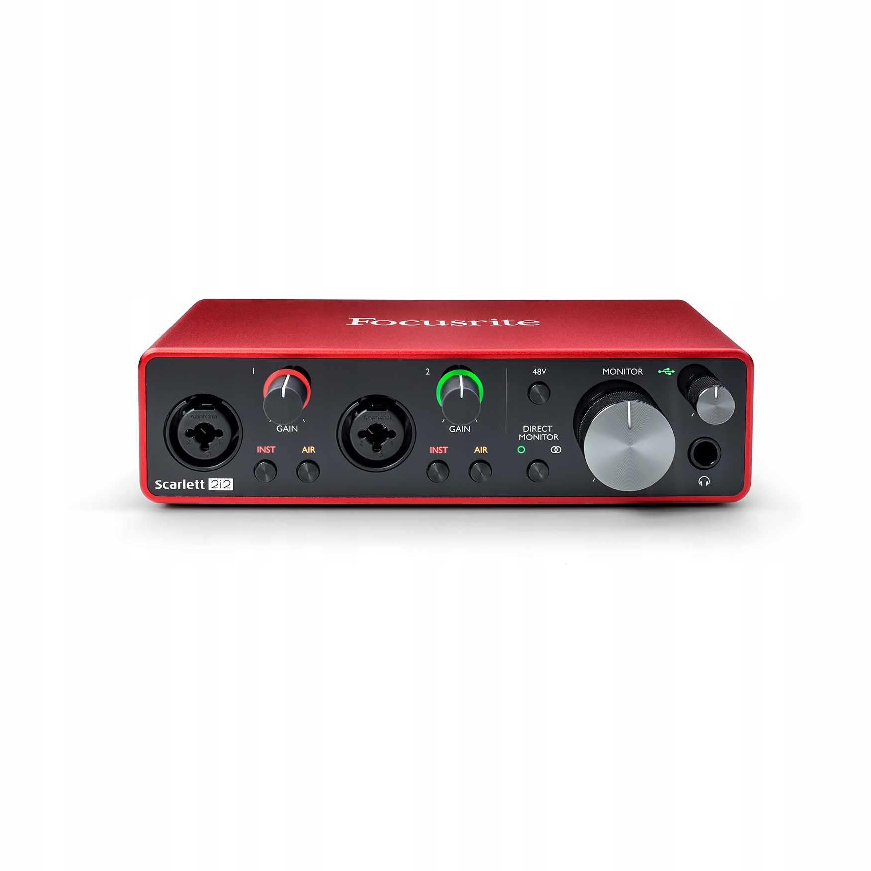 Interfejs Focusrite Scarlett 2i2 3gen czerwony