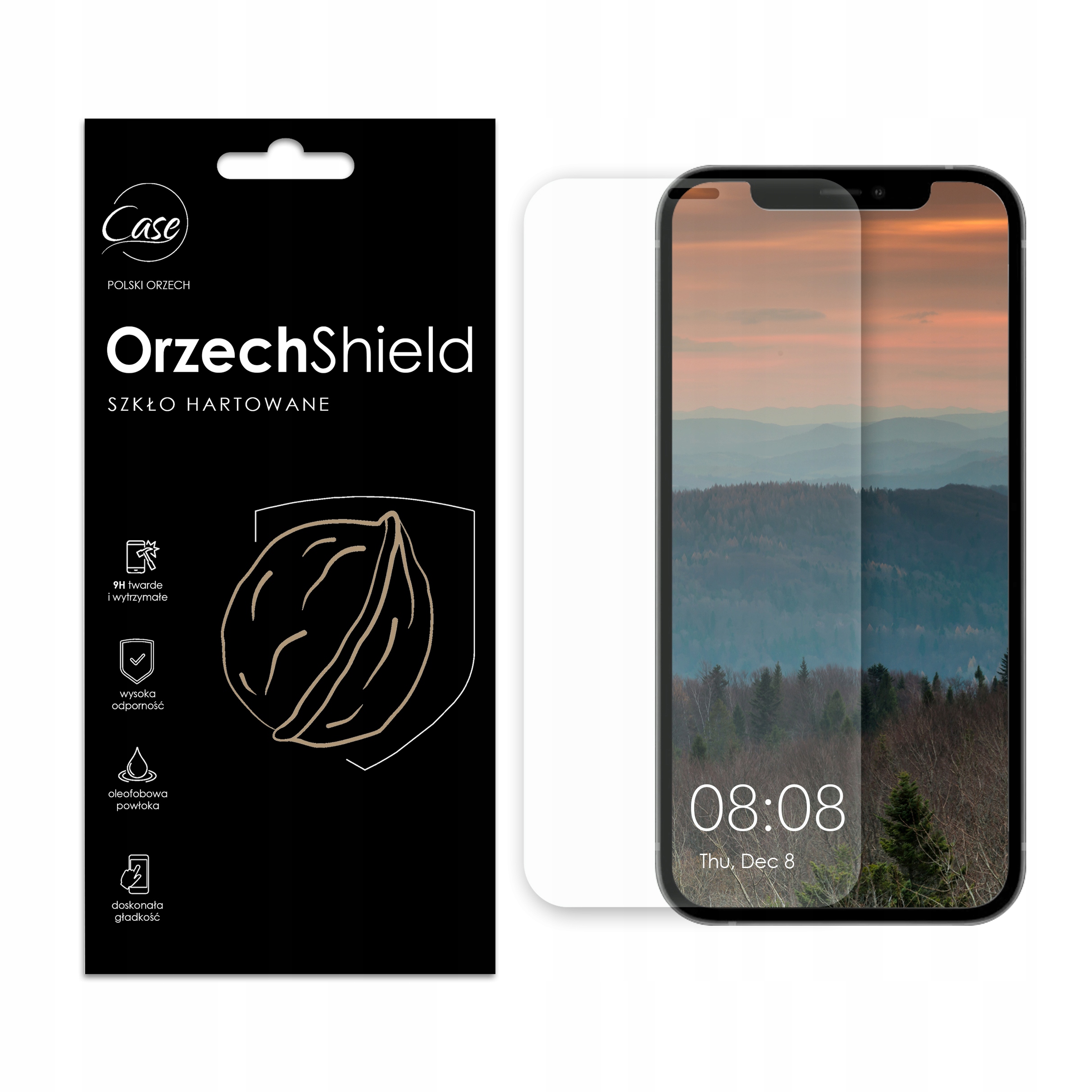 

Szkło Hartowane Polski Orzech do Iphone 12 Mini