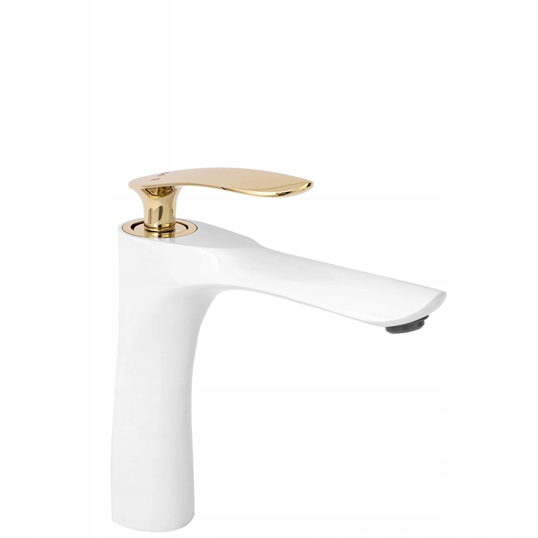 Umyvadlová batéria Rea Orbit White Gold Kohútik 17 cm Bielo-zlatá Krásna!