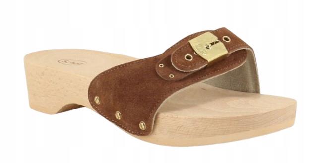 Scholl kožená Nazouváky Brown, velikost 36 Cwn