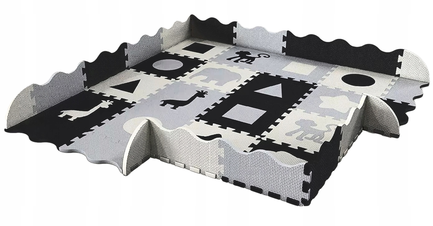 DUŻA MATA PIANKOWA 2w1 PUZZLE 3D 36 EL 140x140 cm Marka inna
