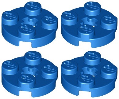 

Lego 4032 Płytka 2x2 niebieska Nowa (1g) 4 szt.