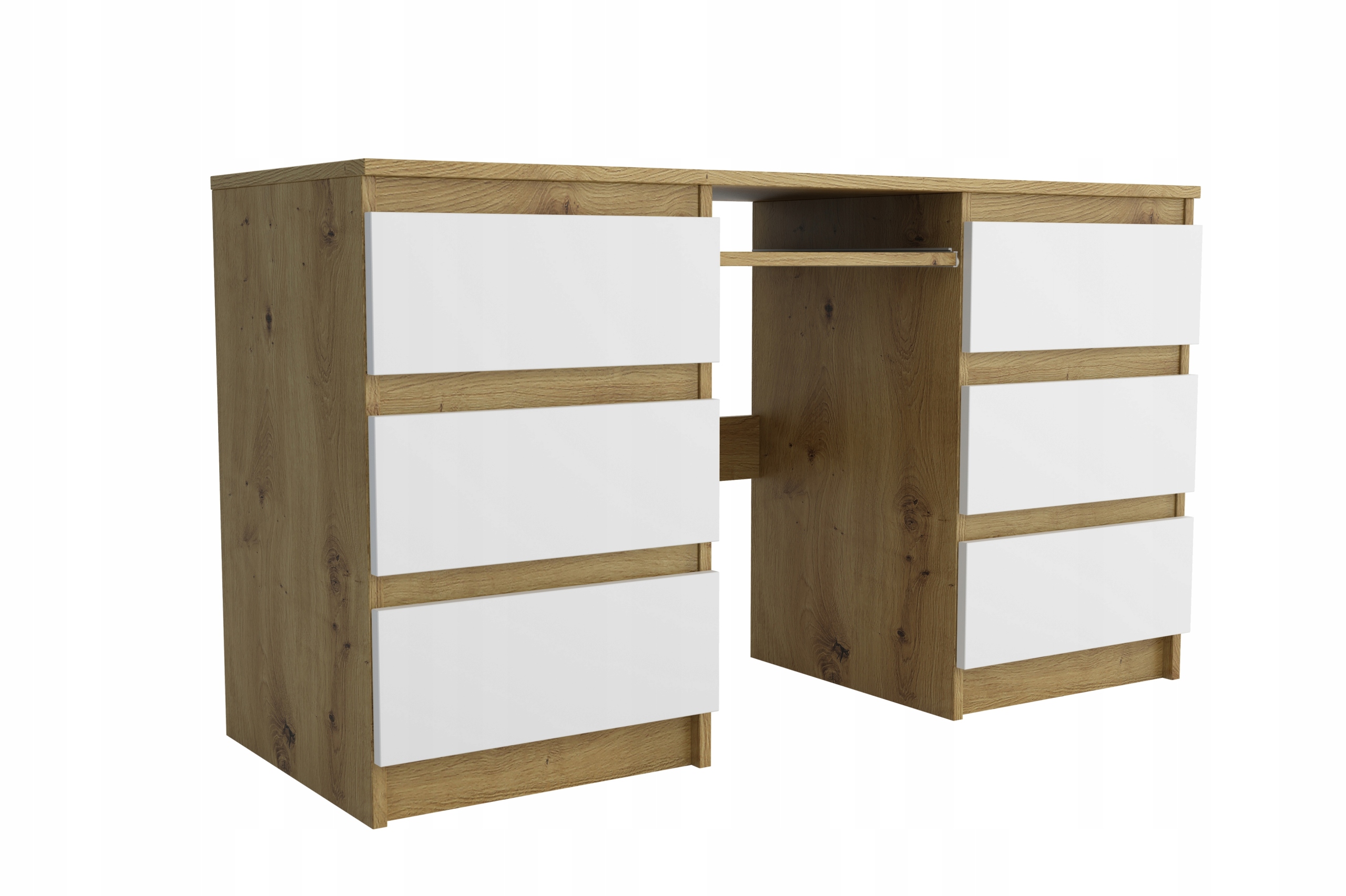 Psací stůl Angulo 130x50 cm do pokoje kanceláře pod Počítač Dub artisan