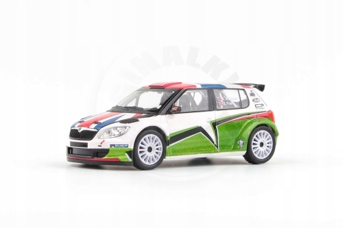 Abrex Škoda Fabia II Fl S2000 (2010) 1:43 Škoda Uk "Mikkelsen" Design 2