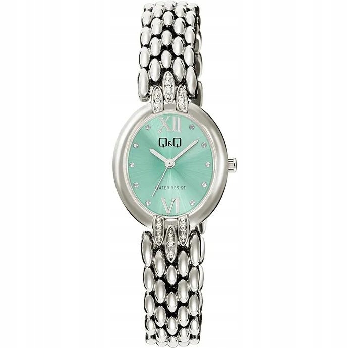 Dámské hodinky Qq F16A-002P Zirkony stříbrné