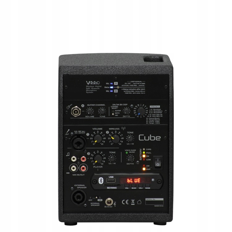 LDM Cube.R Light/v220 +1mic H20 KOLUMNA AKTYWNA 12V MP3 Kod producenta Cube.R Light