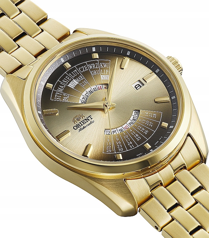 Limitowana Polska Edycja! Zegarek Orient RA-BA0007G3YB Złota Patelnia Box