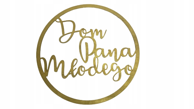 Tablica koło Dom Pana Młodego ZŁOTY , Glamour