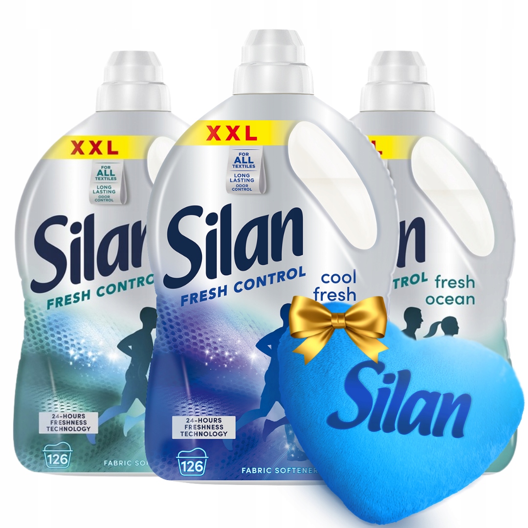 tekutá aviváž Silan Aromatherapy 3x2,7l Dárek