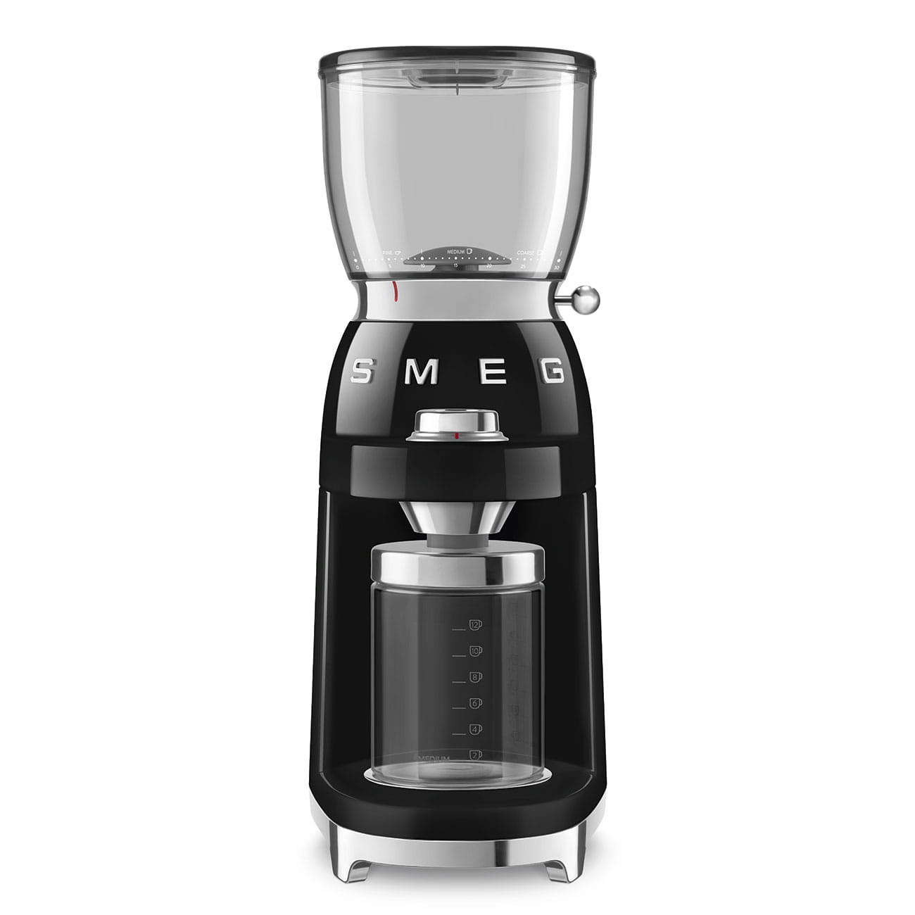 Mlynček na kávu Smeg CGF11BLEU 150W 350g Žarnovo čierny