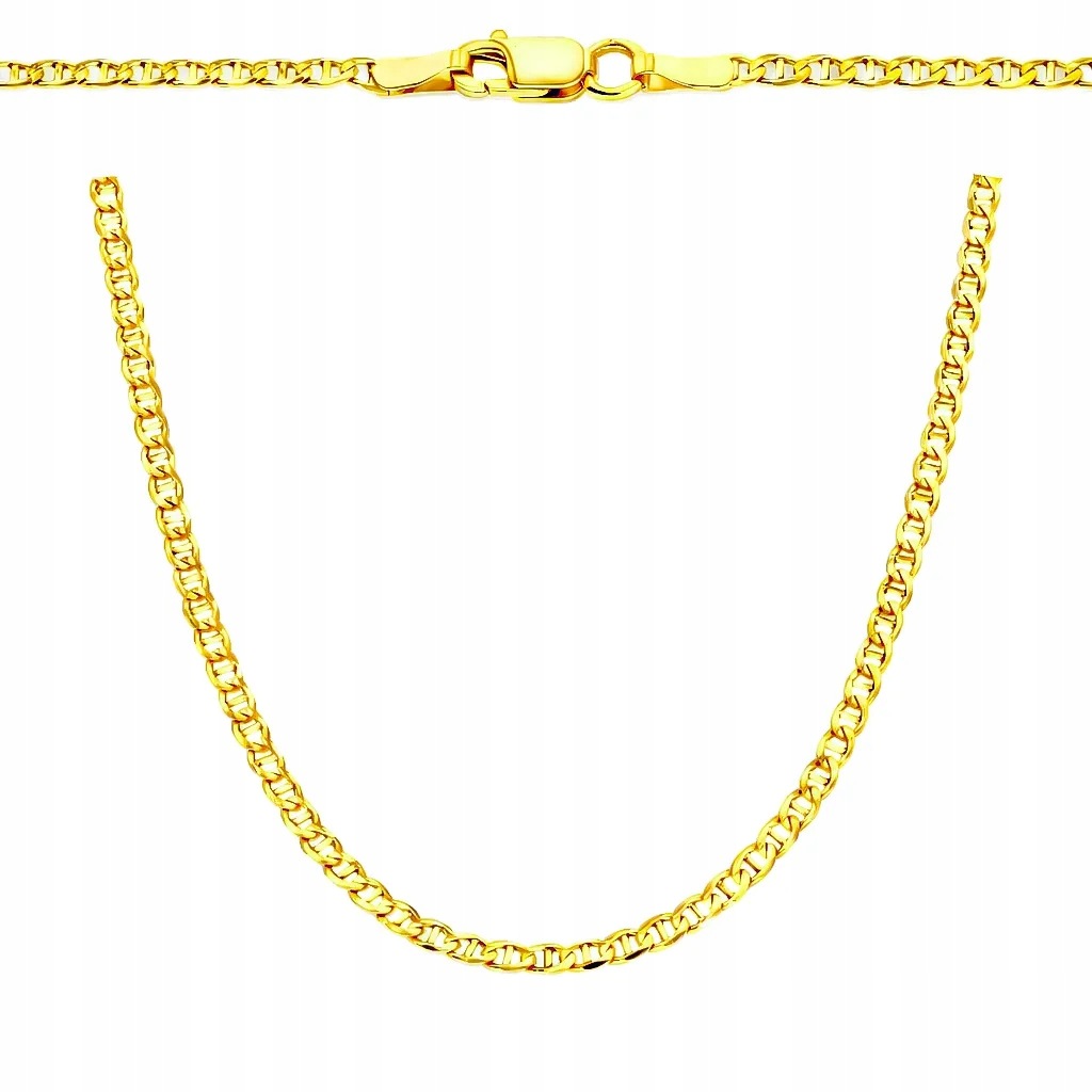 Złoty łańcuszek pełny Gucci 60 cm złoto pr. 585