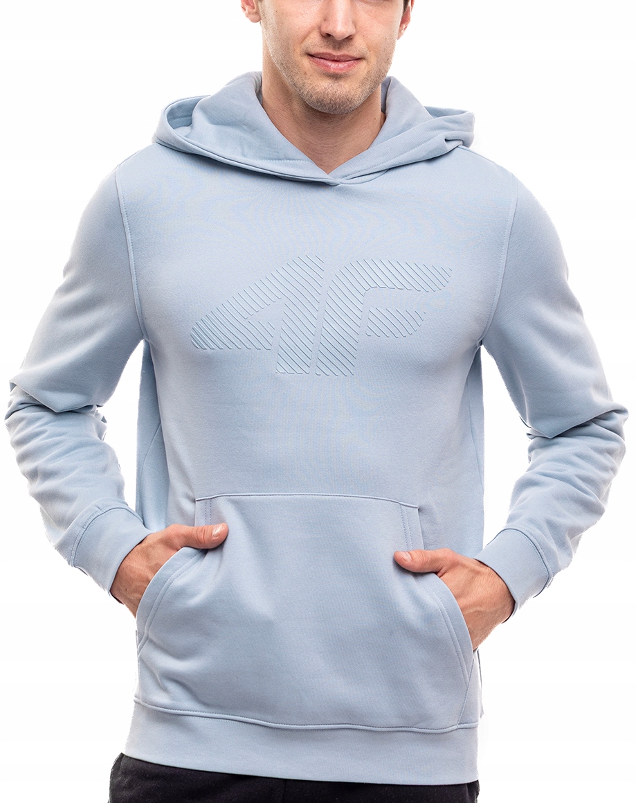 Pánská Mikina 4F Sportovní tepláková s kapucí Bavlněná mikina vel XL