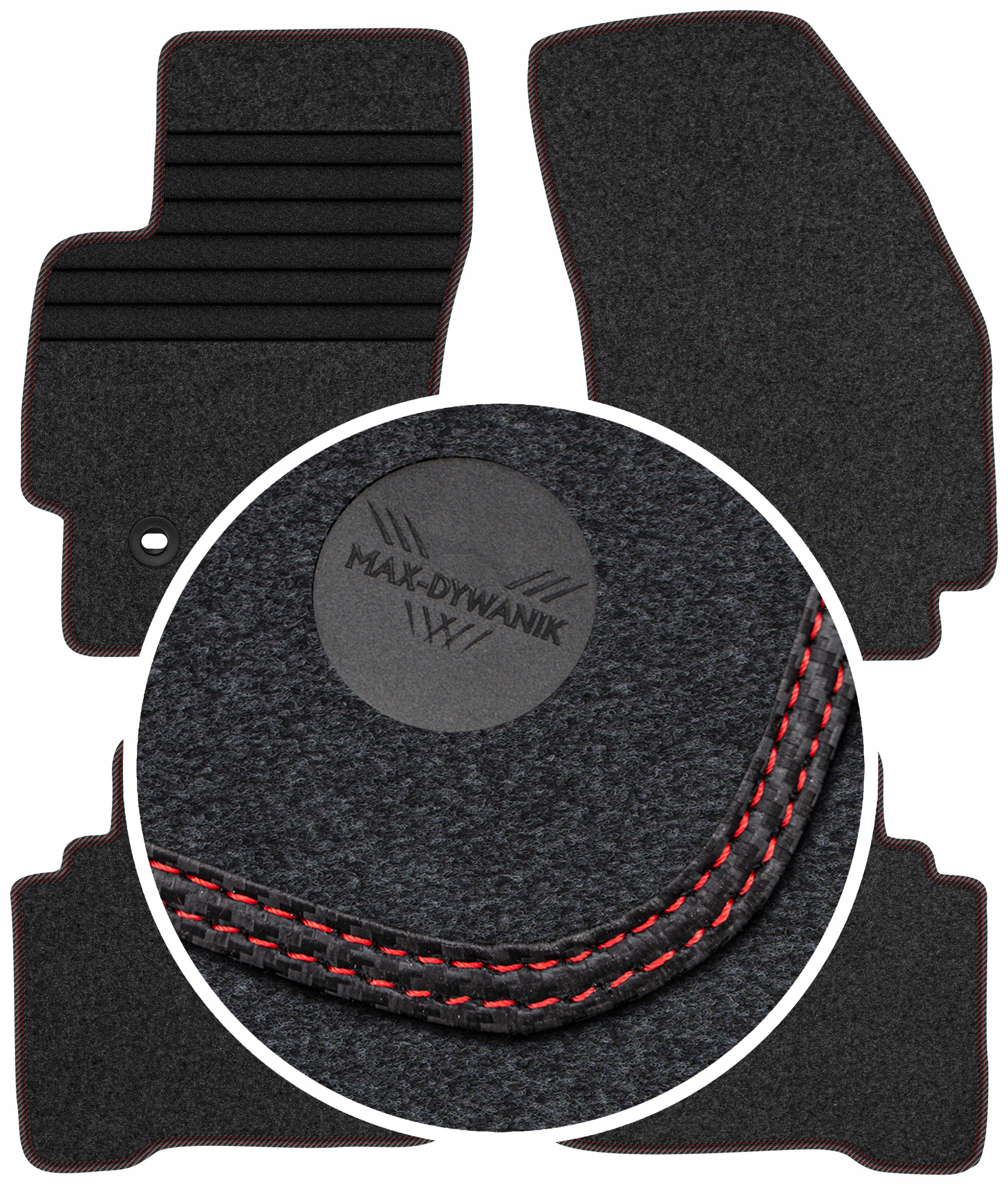 Ford Mondeo III 2000-2007 Velurové koberce do auta