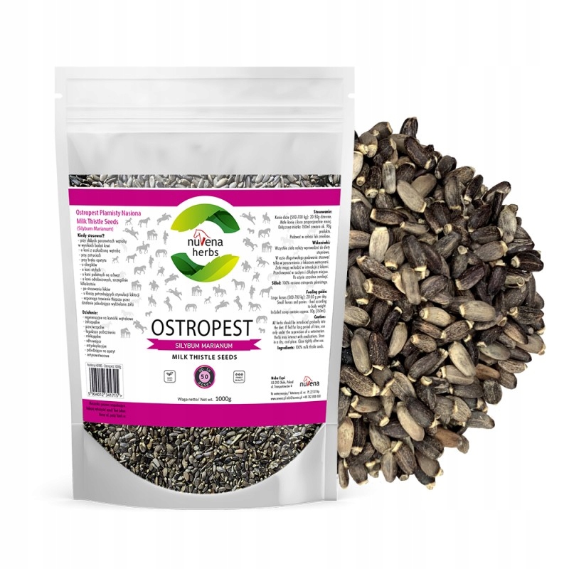 NuVena Herbs Ostropest plamisty 1kg (Nuba Equi)