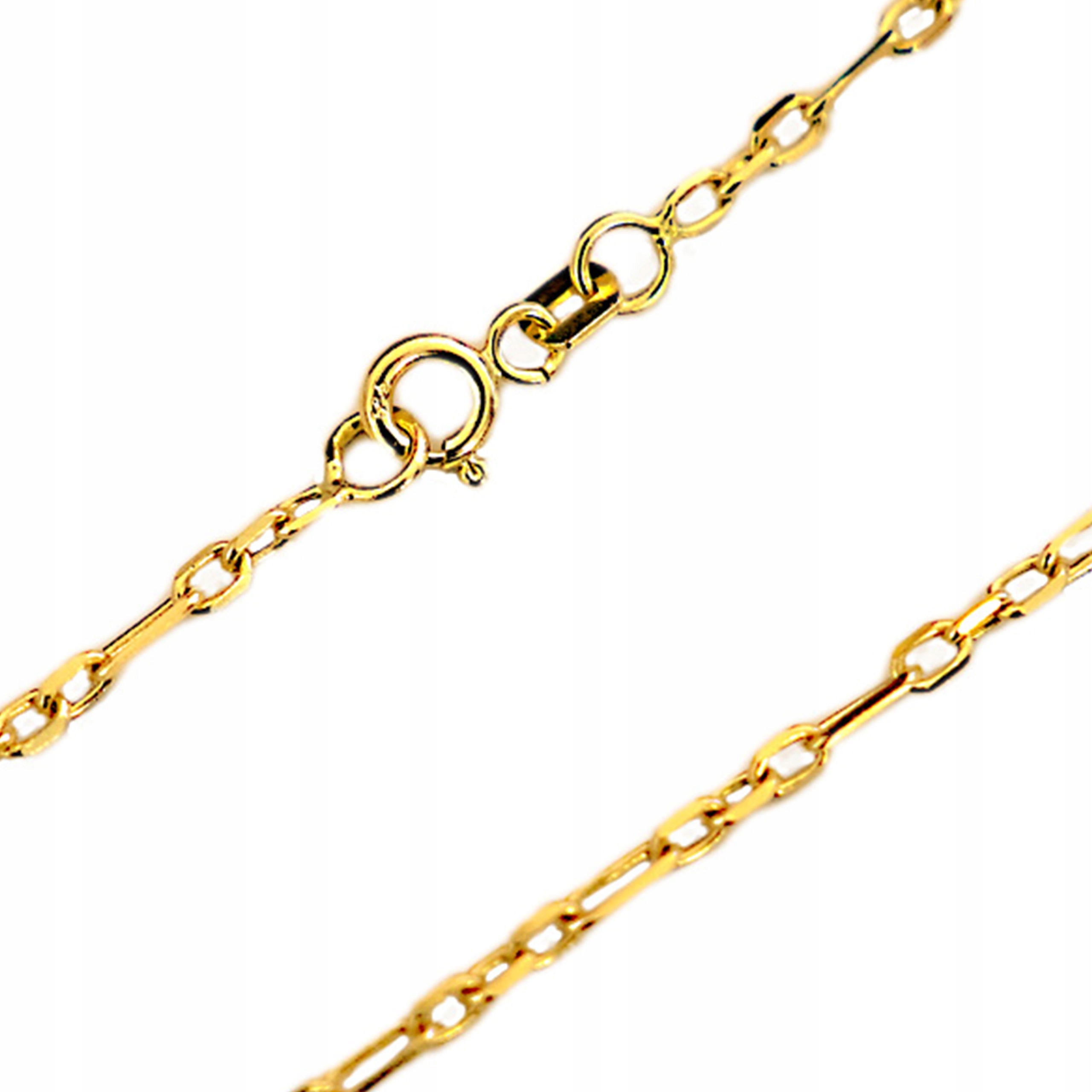 Zlatý řetízek 585 s moderní vazbou 44 cm jako dárek, módní vzor 14kt