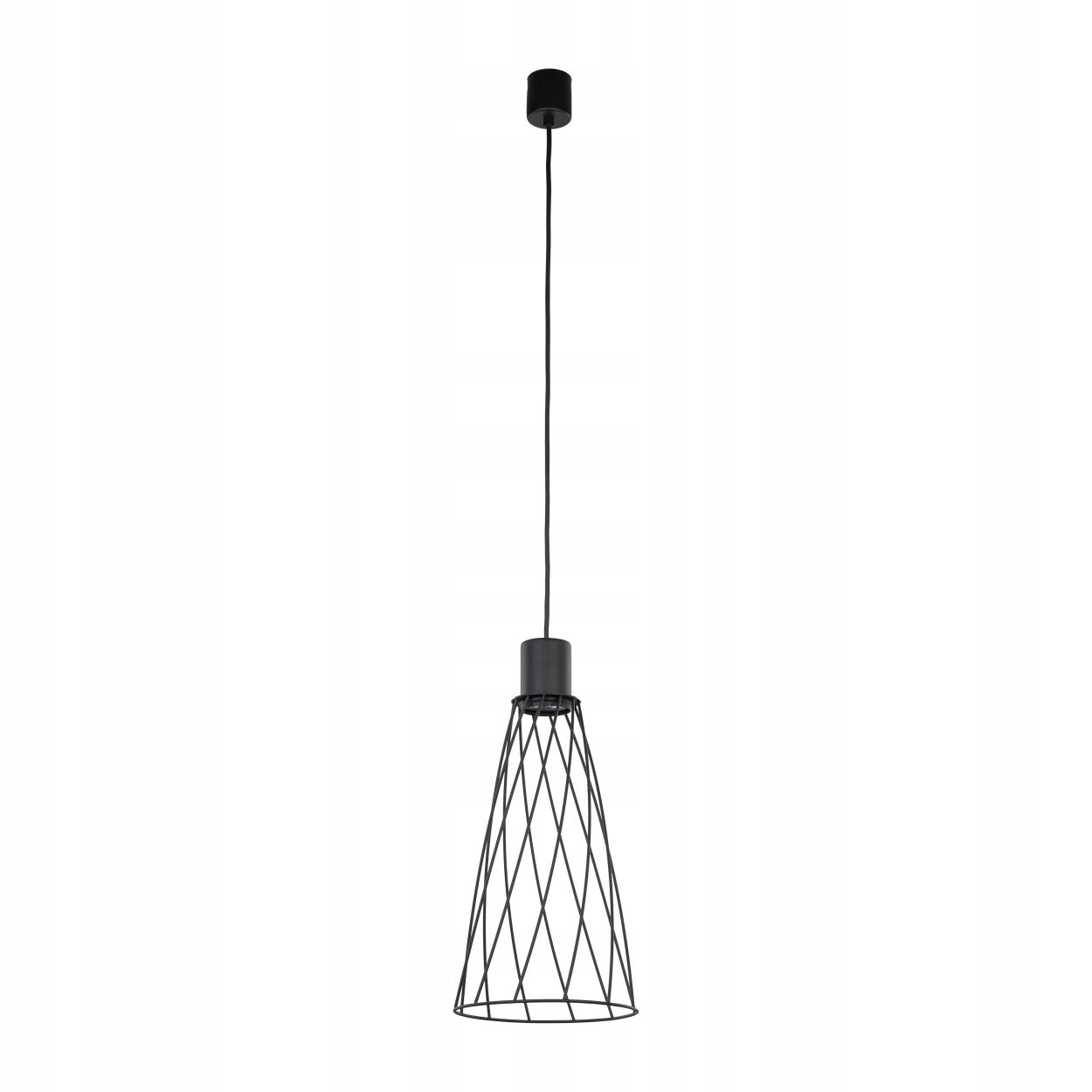 Závěsná lampa Modesto černá 1xGU10 19 cm Loft Moderní Osvětlení IP20