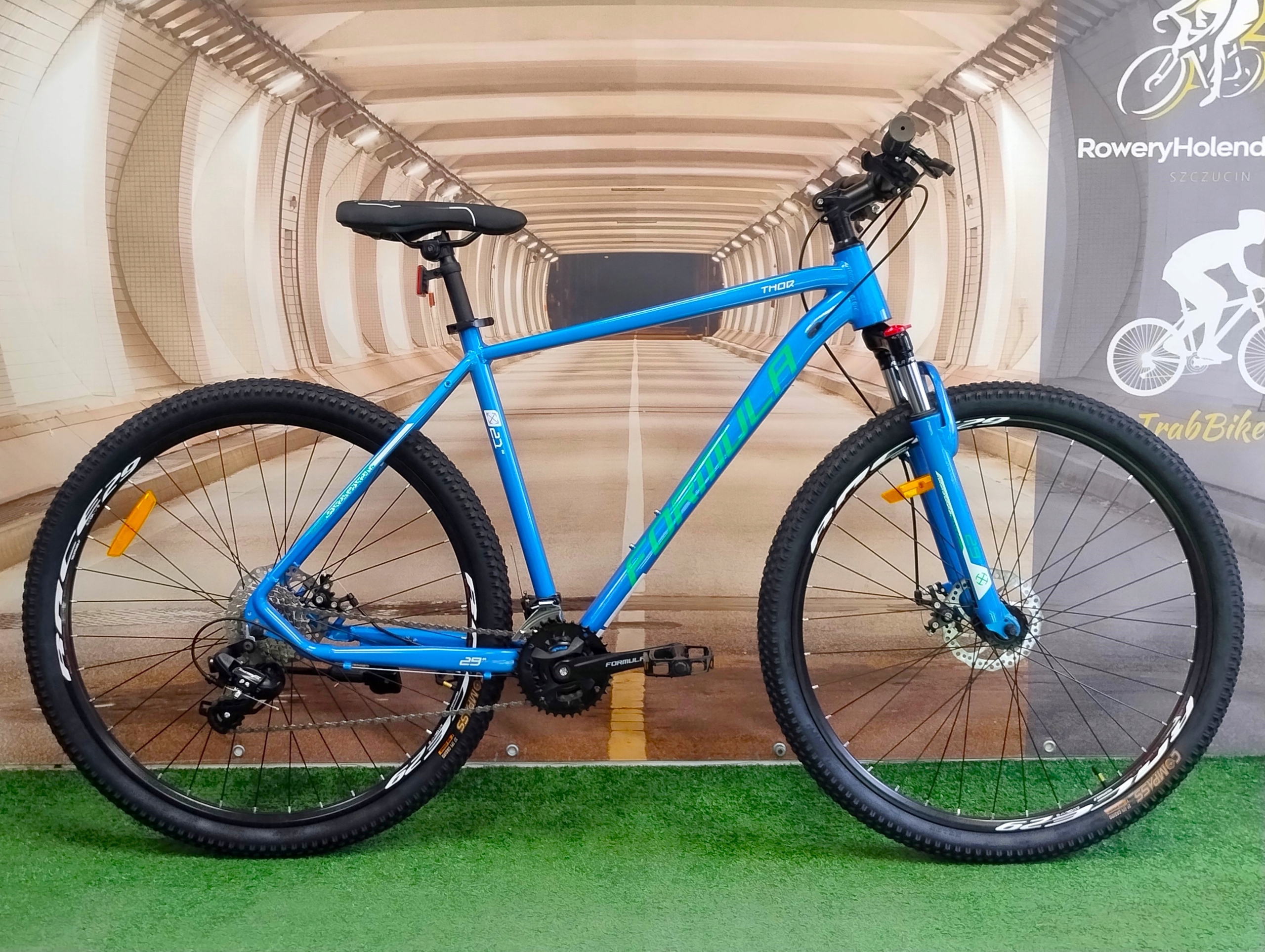 Rower górski 29" rama aluminium 19" 170-198 cm H. Tarczowe amortyzacja