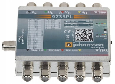MULTISWITCH UNICABLE I/II MS-9733PL 5 WEJŚĆ / 5 WY Marka Johansson