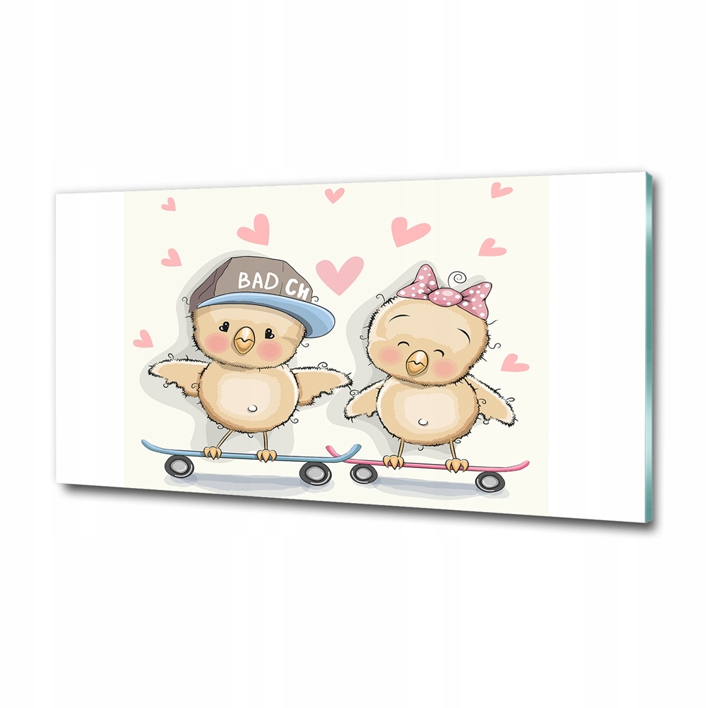 Fotoobraz na zeď 120x60 Ptáci na skateboardu