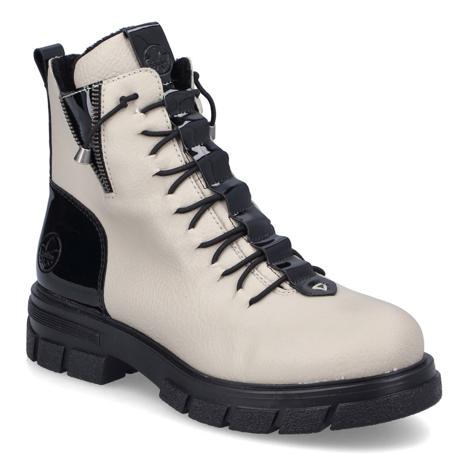 Dámské kotníkové boty workery béžové Rieker Z9152-60 39