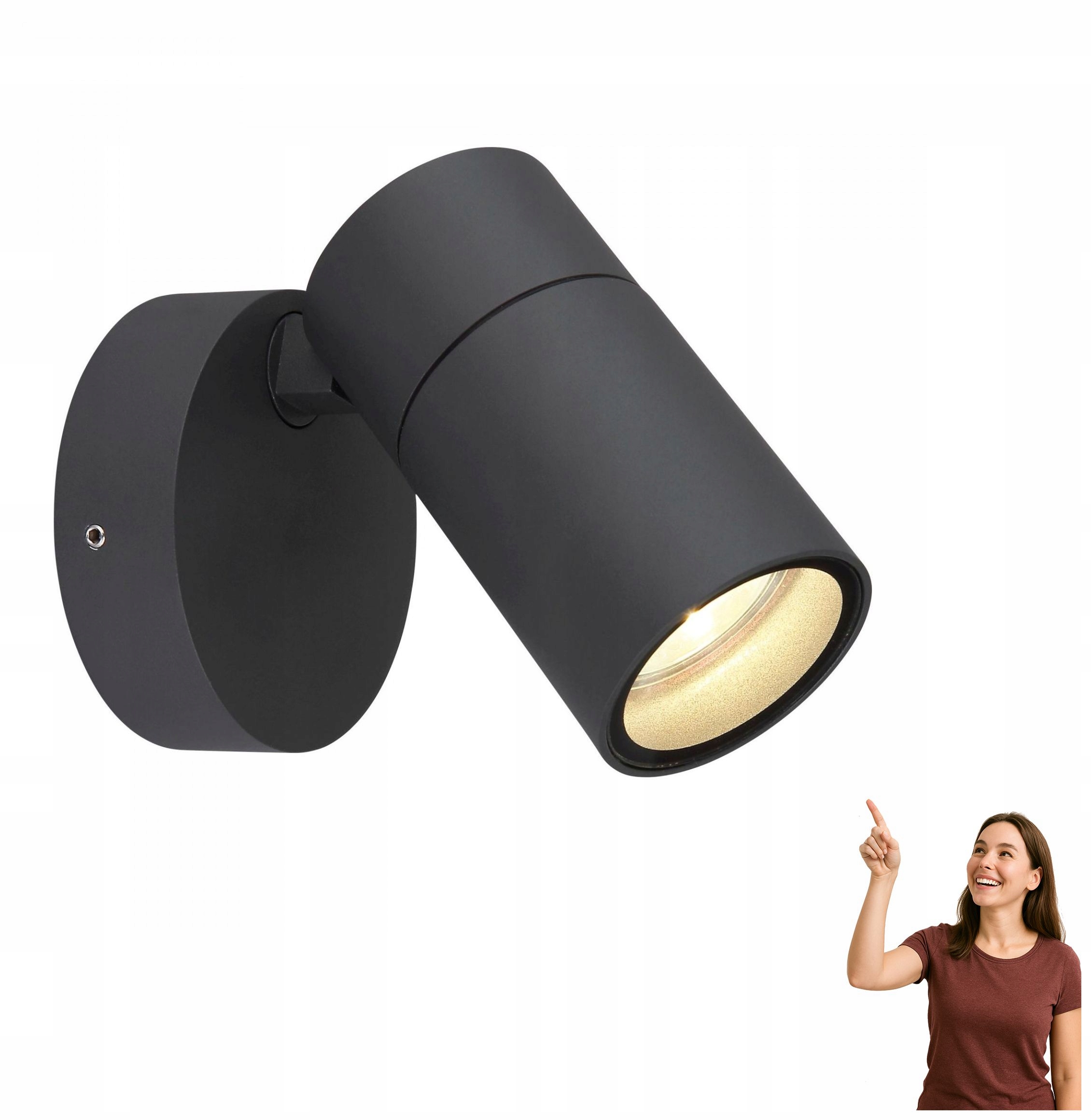 Venkovní spotová lampa Piper 3209-1 Globo