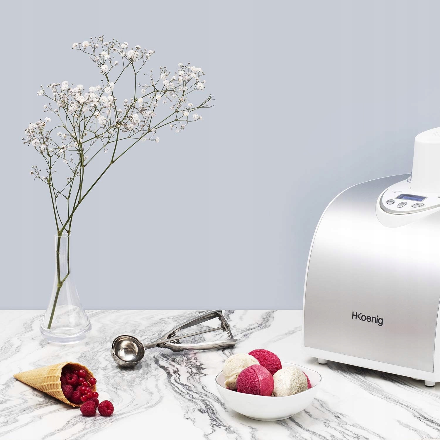 MASZYNA DO LODÓW JOGURTÓW SORBETÓW LCD AGREGAT Marka H. Koenig