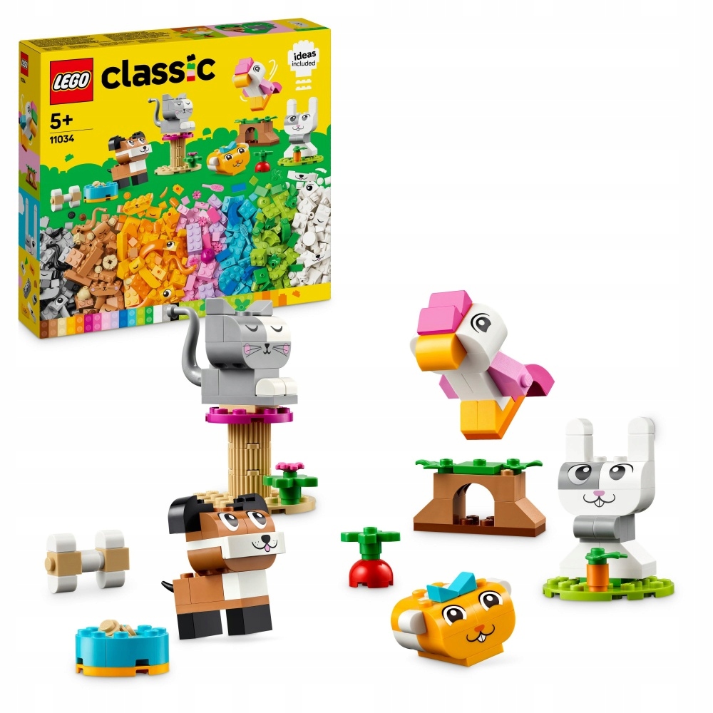 LEGO CLASSIC Kreatywne zwierzątka 11034