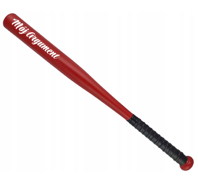 Stalowy Kij Baseballowy Bejsbolowy Czerwony Ciężki 25Cali 900g Mój Argument Kod producenta BB-KJR-MA