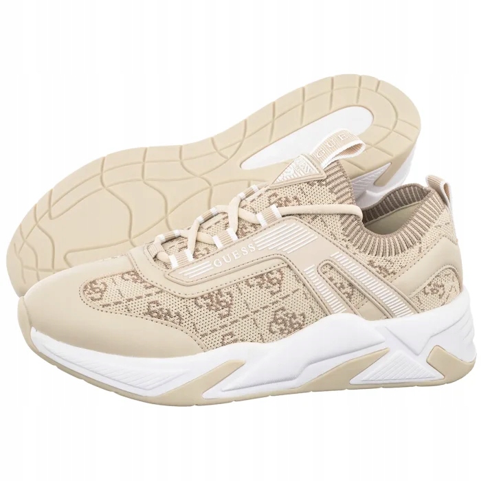 Dámské sportovní tenisky Guess Genga Flpgen Multi Béžové (béžová)