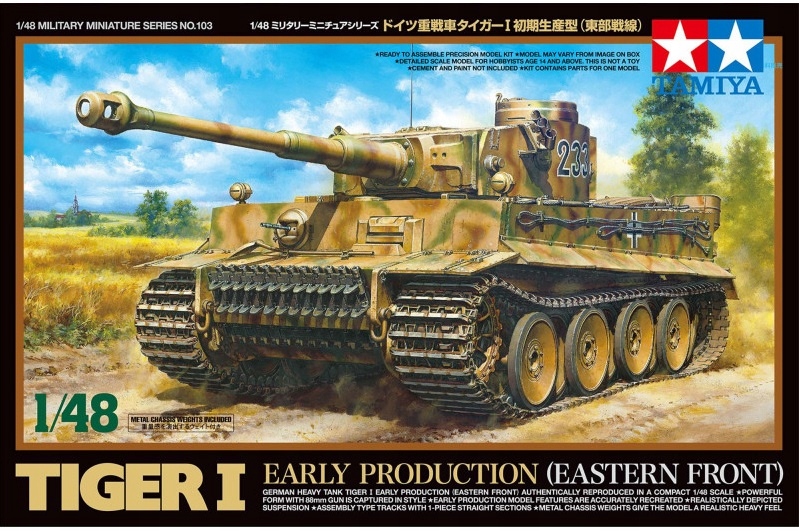 1:48 Tamiya 32603 Tiger I Raná výroba