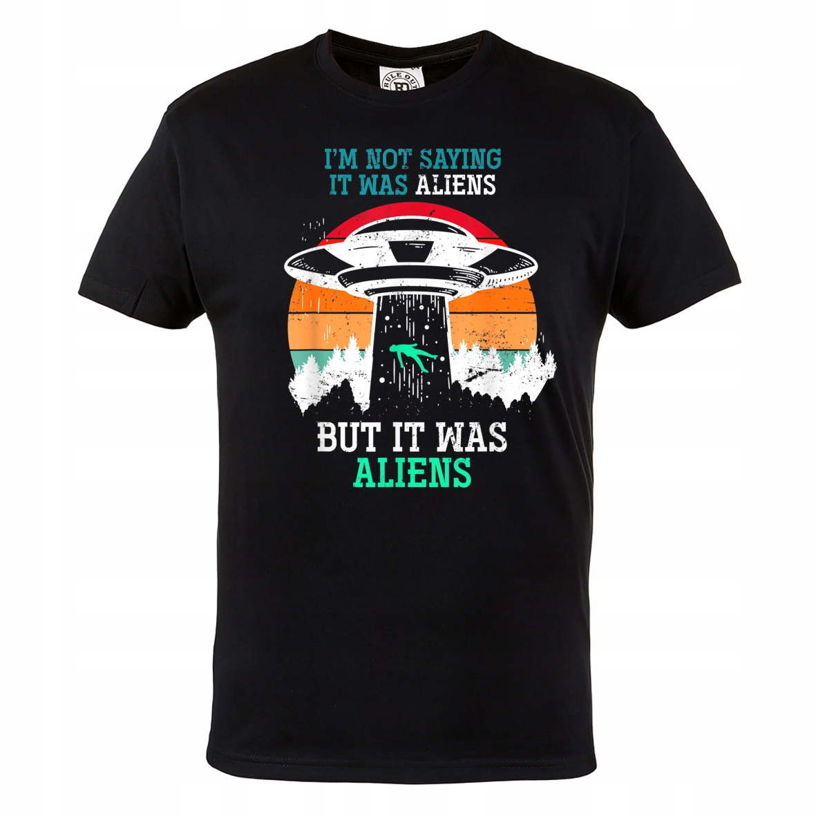 

Męska Koszulka Ufo Statek Kosmiczny Obcy Alien