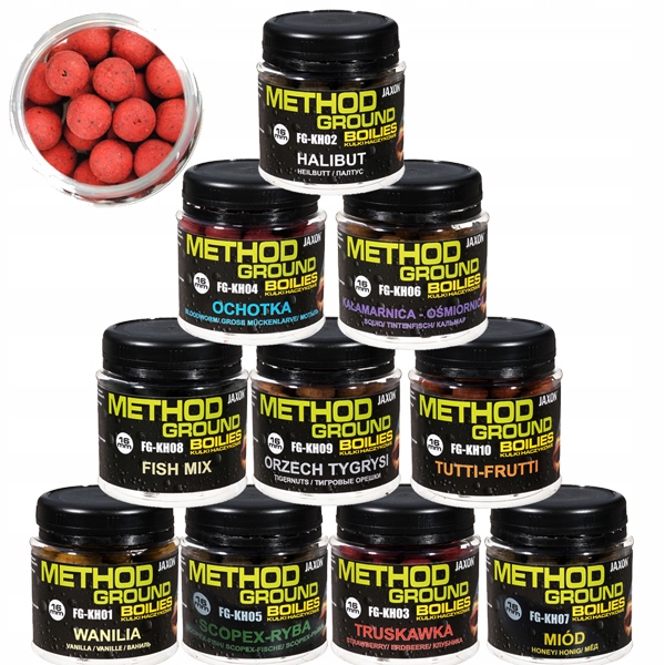 Zestaw 10x Kulki Proteinowe Jaxon MIX smaków