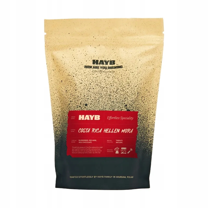 Hayb Kostaryka Hellen Mora Natural Espresso Kawa Ziarnista 250 g
