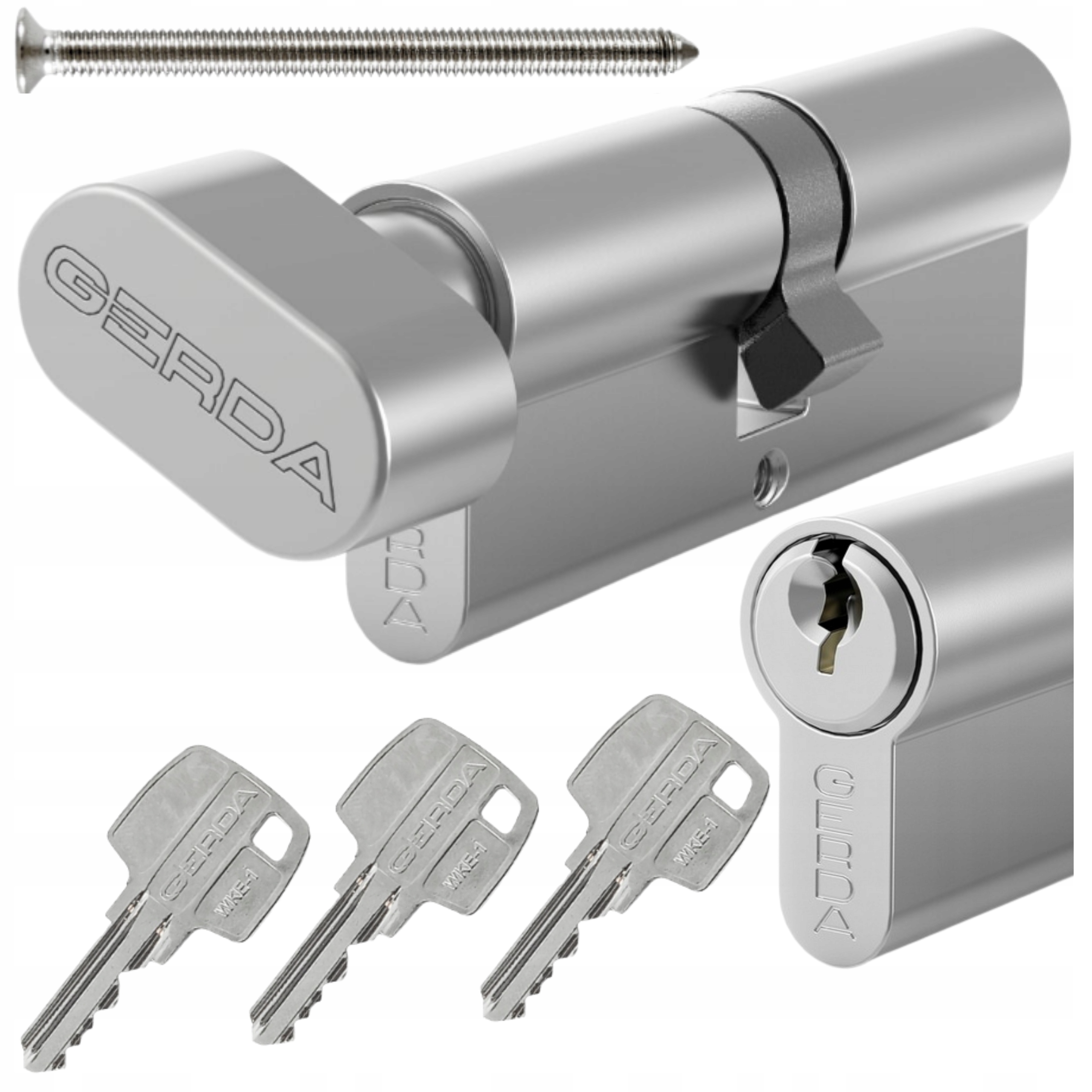 Vložka do zámku Gerda Nikl 40/50 S Knoflíkem Bubínková Vložka Do Dveří