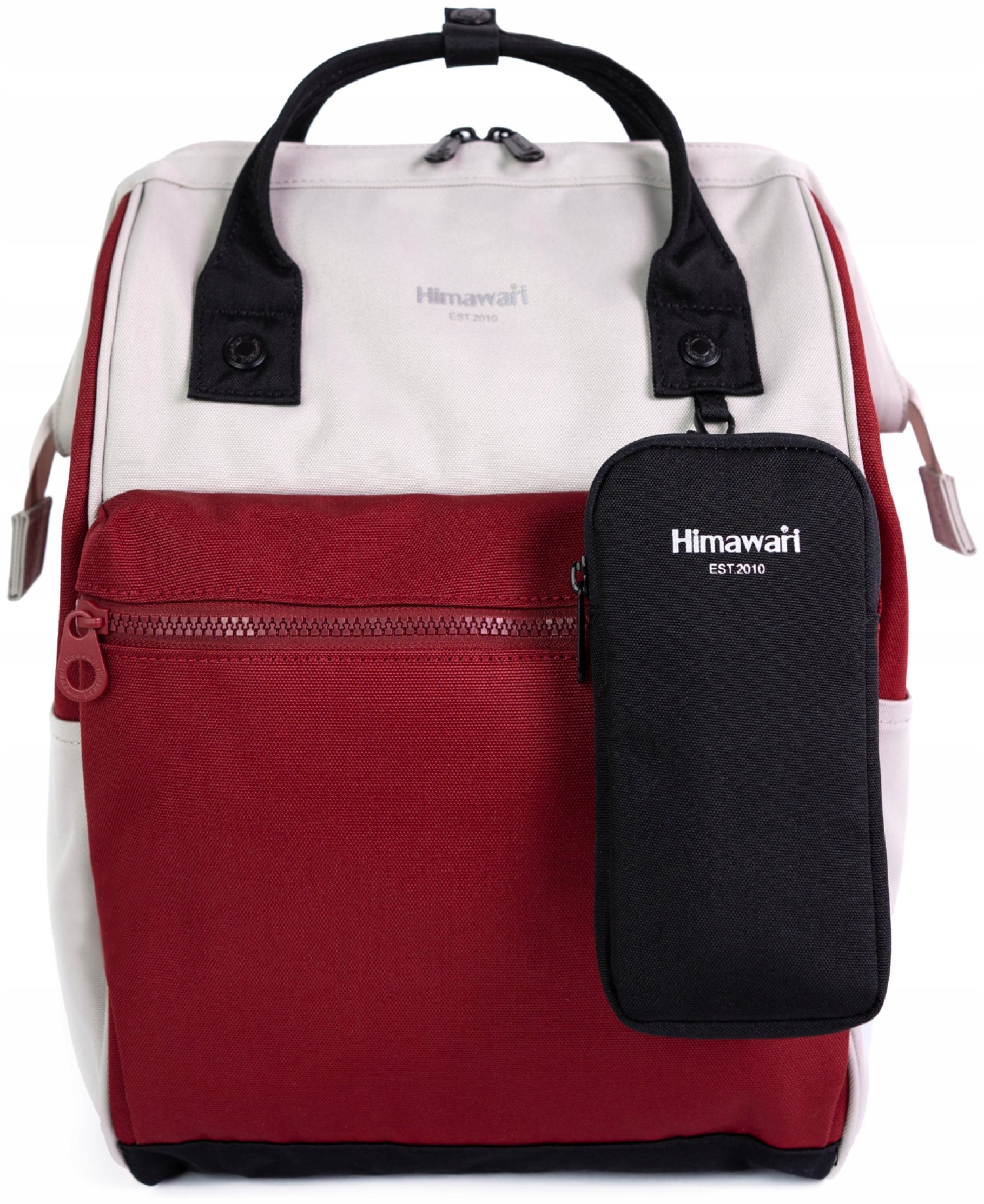 Batoh na notebook Himawari Task M – voděodolný organizér do práce Bordový