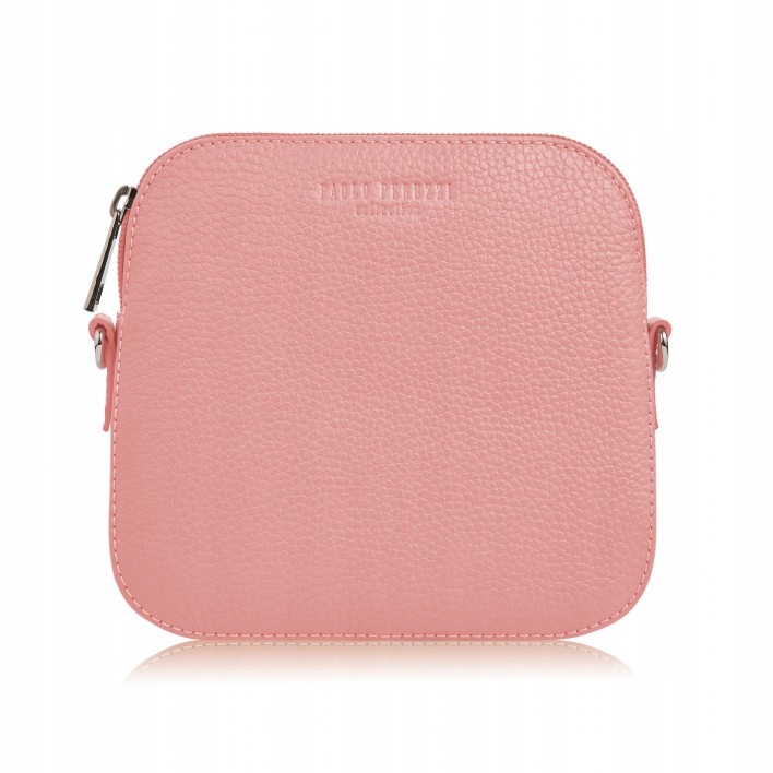 Dámská kabelka přes rameno Přírodní kůže Růžová Malá kabelka Paolo Peruzzi