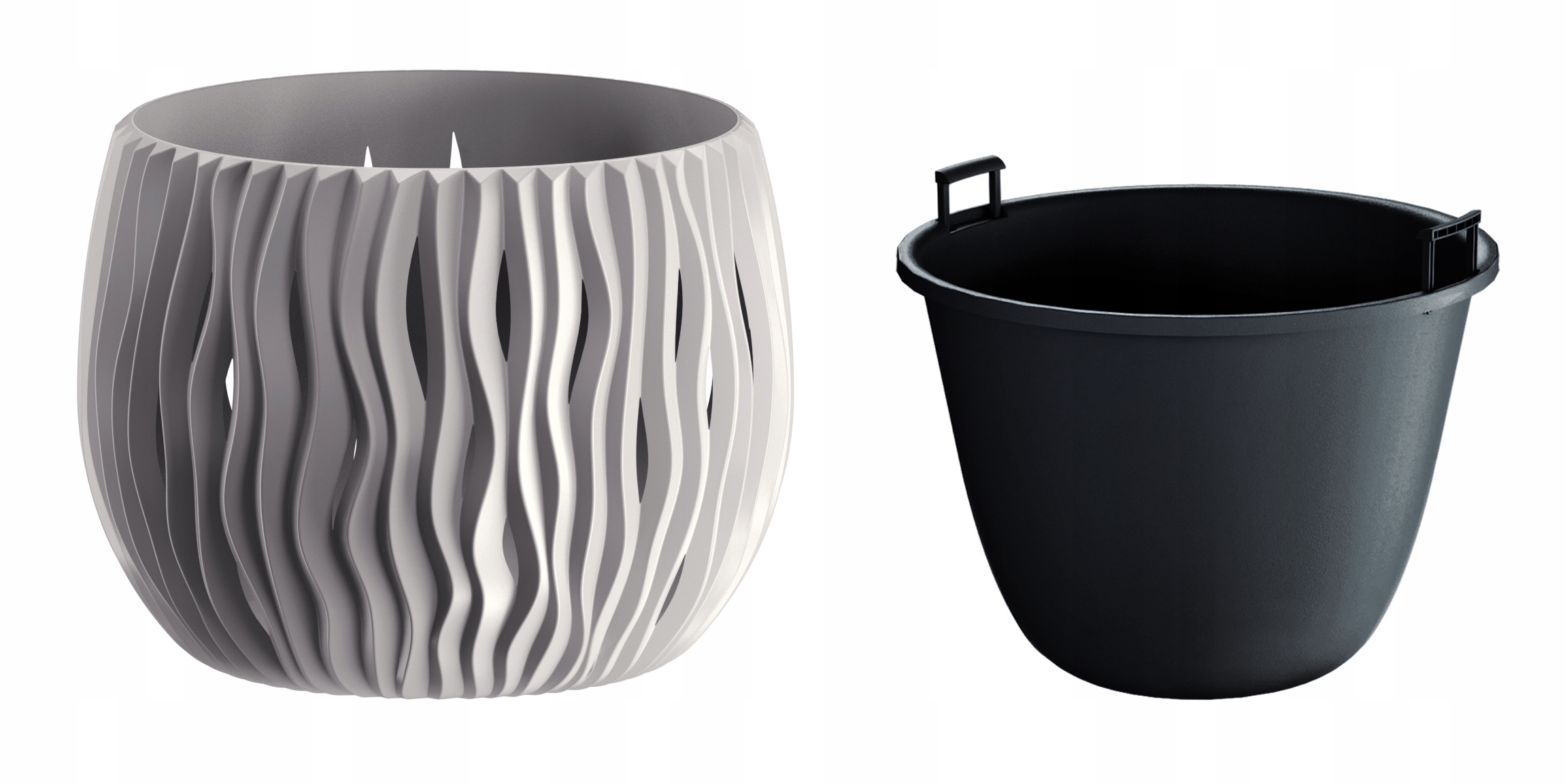 

Doniczka okrągła Sandy Bowl DSK180 + wkład Śr.18cm