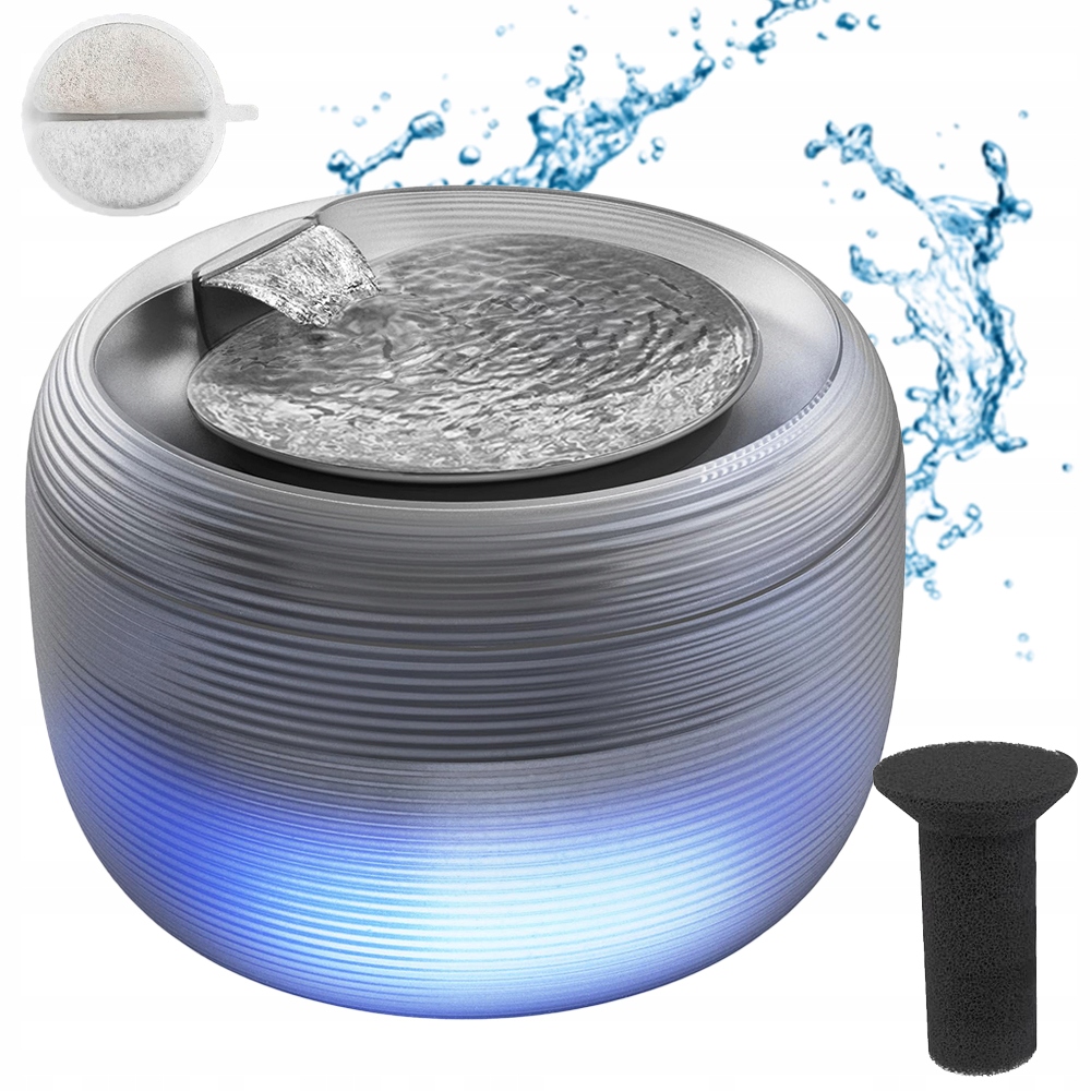 Automatické Krmítko Pro Kočky Psa Fontána Tichá Miska Napáječka