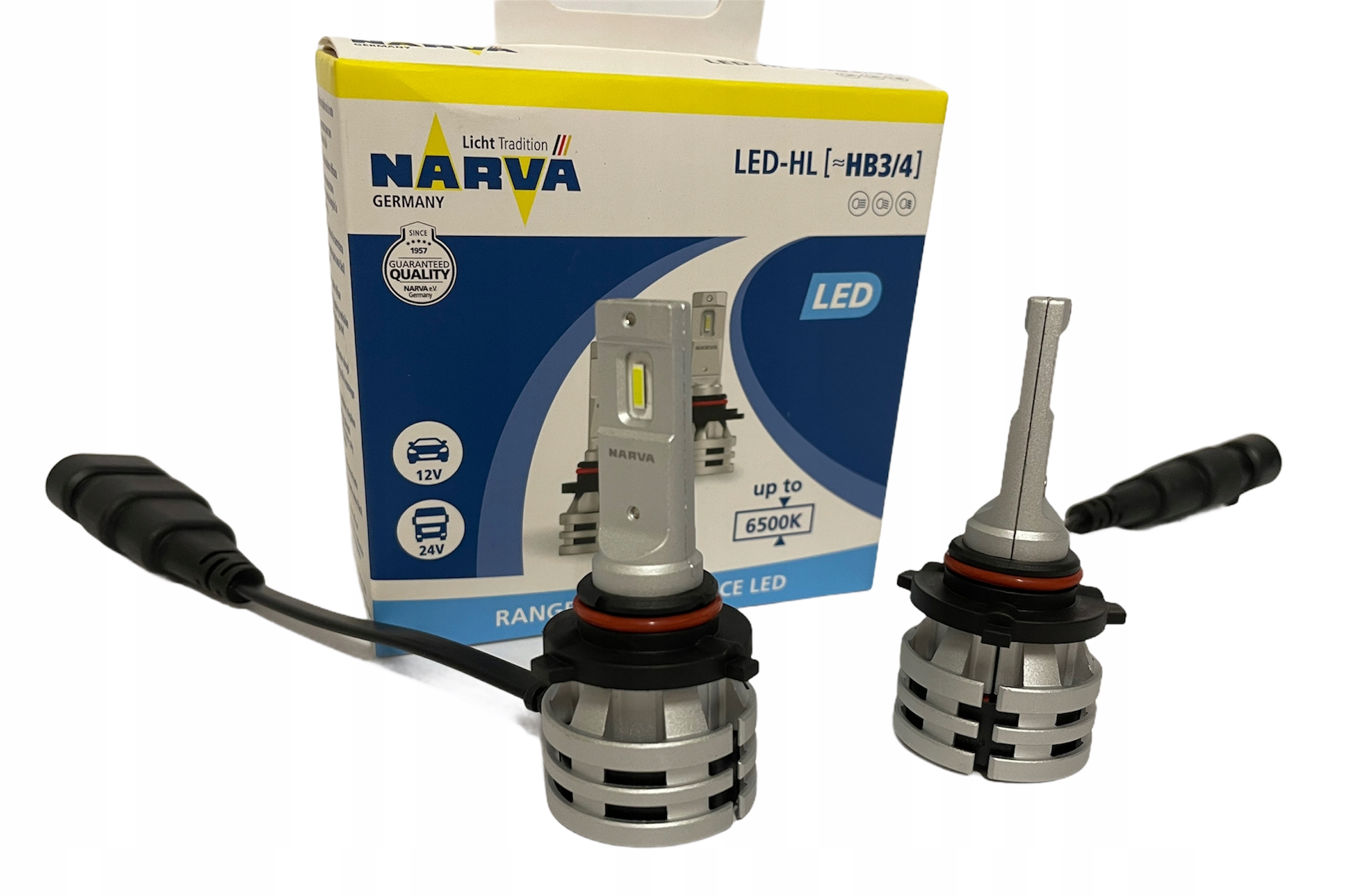 

Żarówki HB3 HB4 6500K Led Narva Range Performance