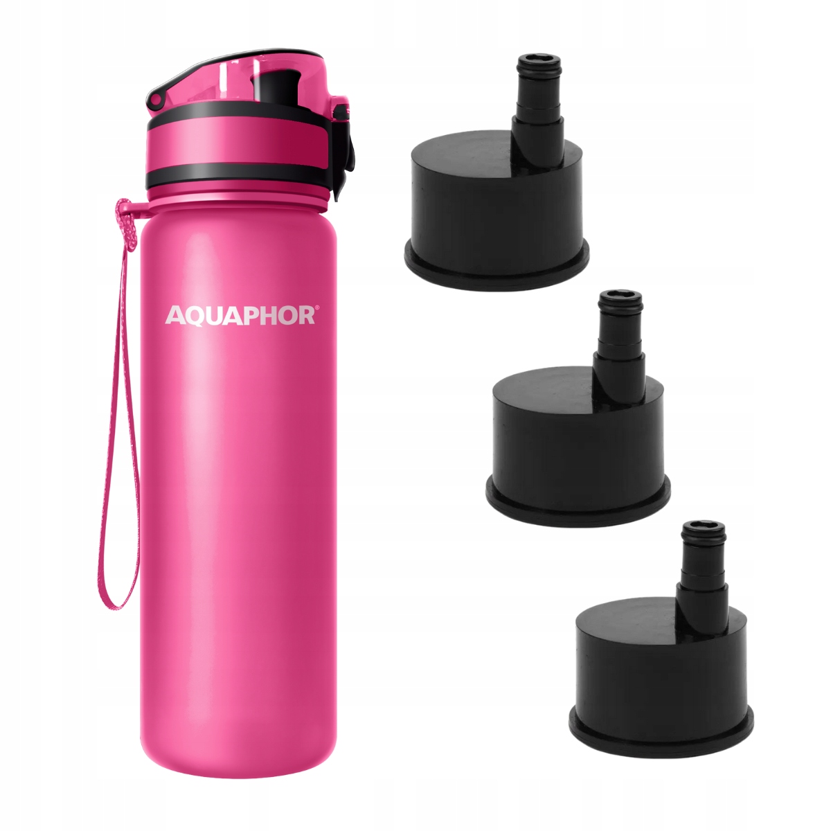 

Bidon Aquaphor City różowy 3 filtry do wody