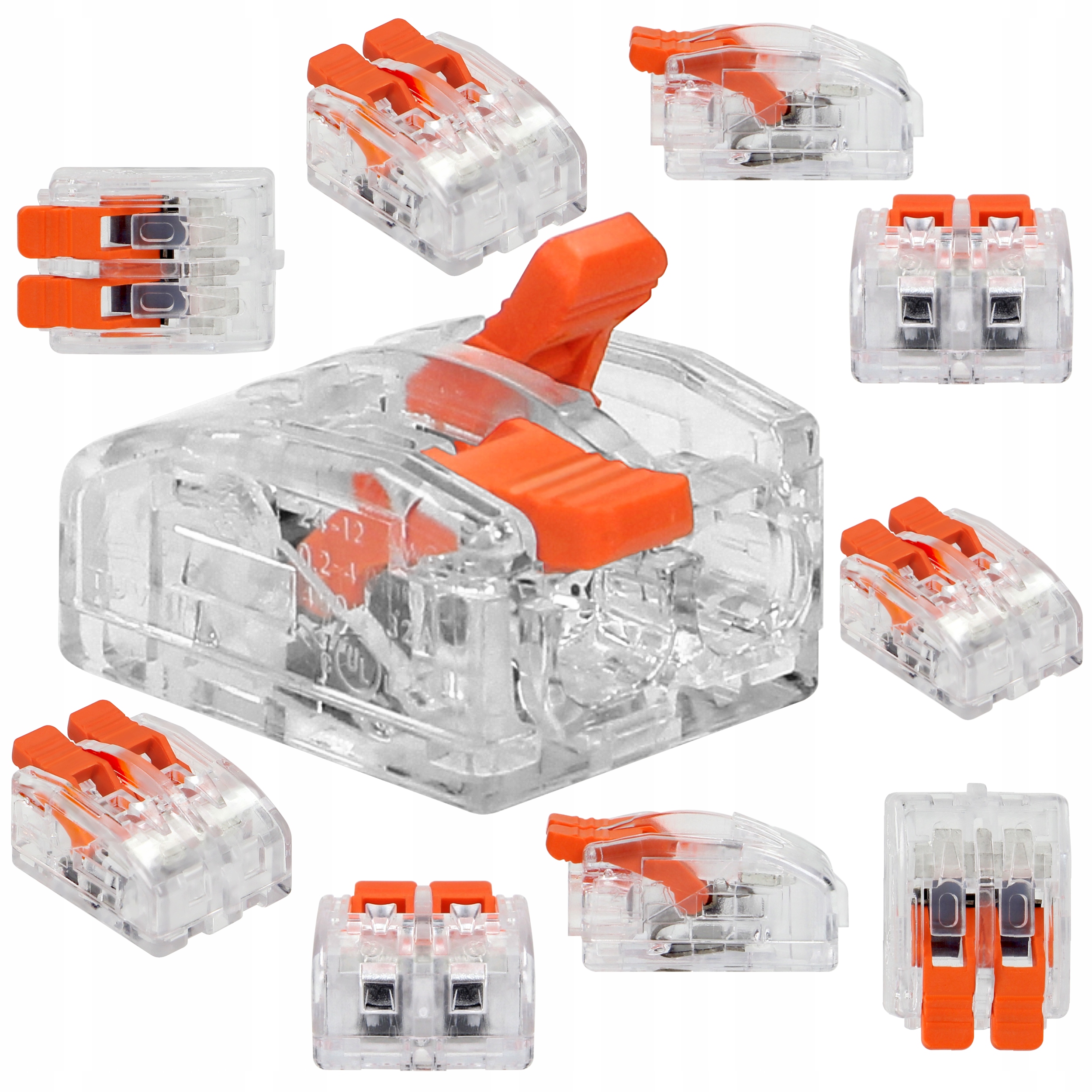 

Szybkozłączka Złączka Zaciskowa 2x 0,2-4mm² 10 szt