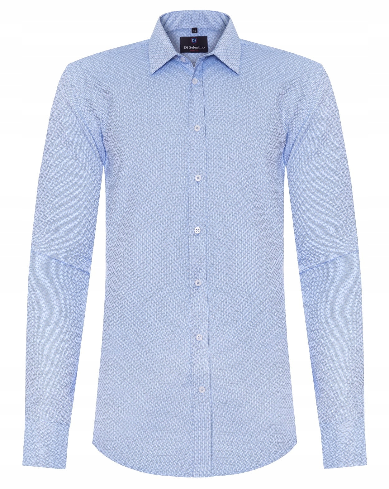Pánská Košile DI Selentino Modrá Riga Slim Shirt: 45