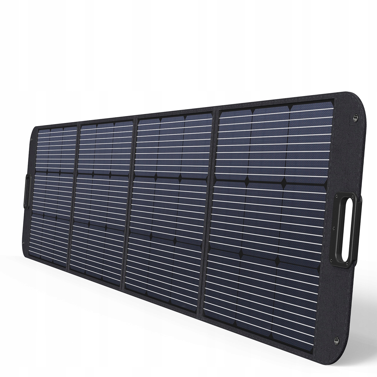 Nabíjačka 200 W s prenosným solárnym panelom, čierna