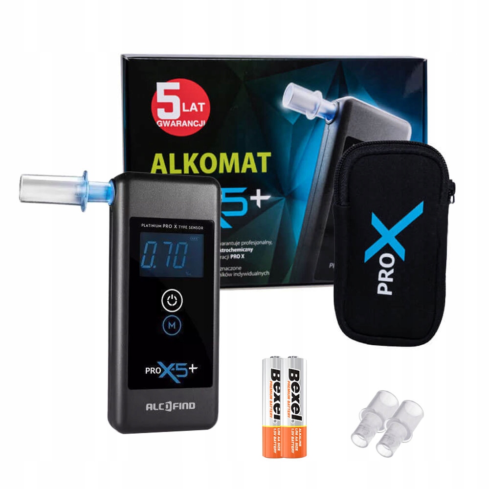 Алкотестер для водителей Pro X-5 + калибровка бесплатно