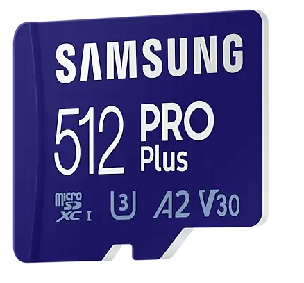 Karta Pamięci SD Micro 512 GB Samsung PRO+ (2021)