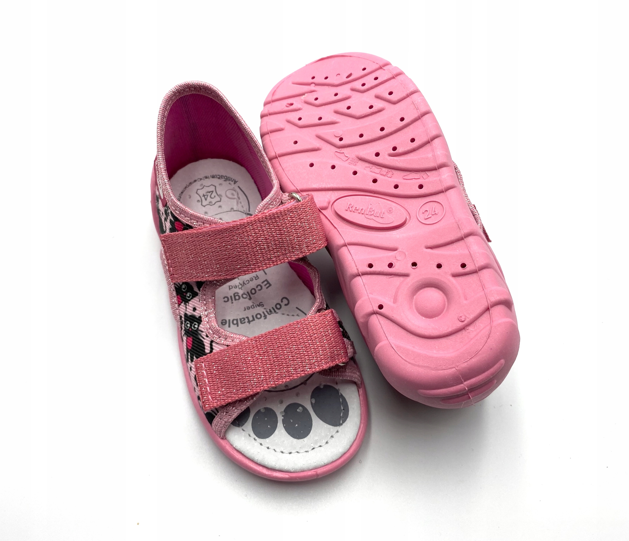 Sandałki RENBUT kapcie 112 NP kotki r.23 Płeć dziewczynki