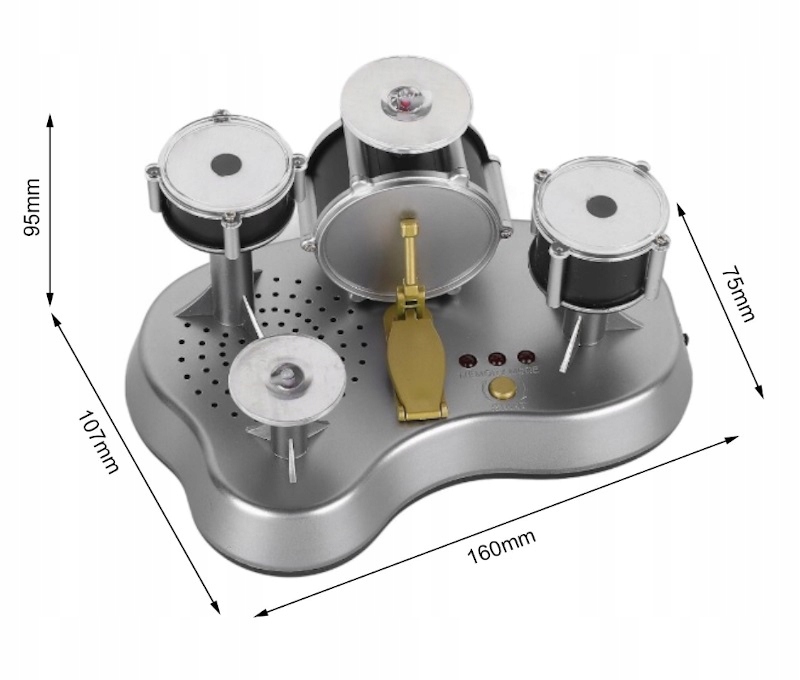 MINI ZESTAW PERKUSYJNY DOTYKOWY BĘBNY NA PALCE FINGER TOUCH DRUMS Model Finger Touch Drums