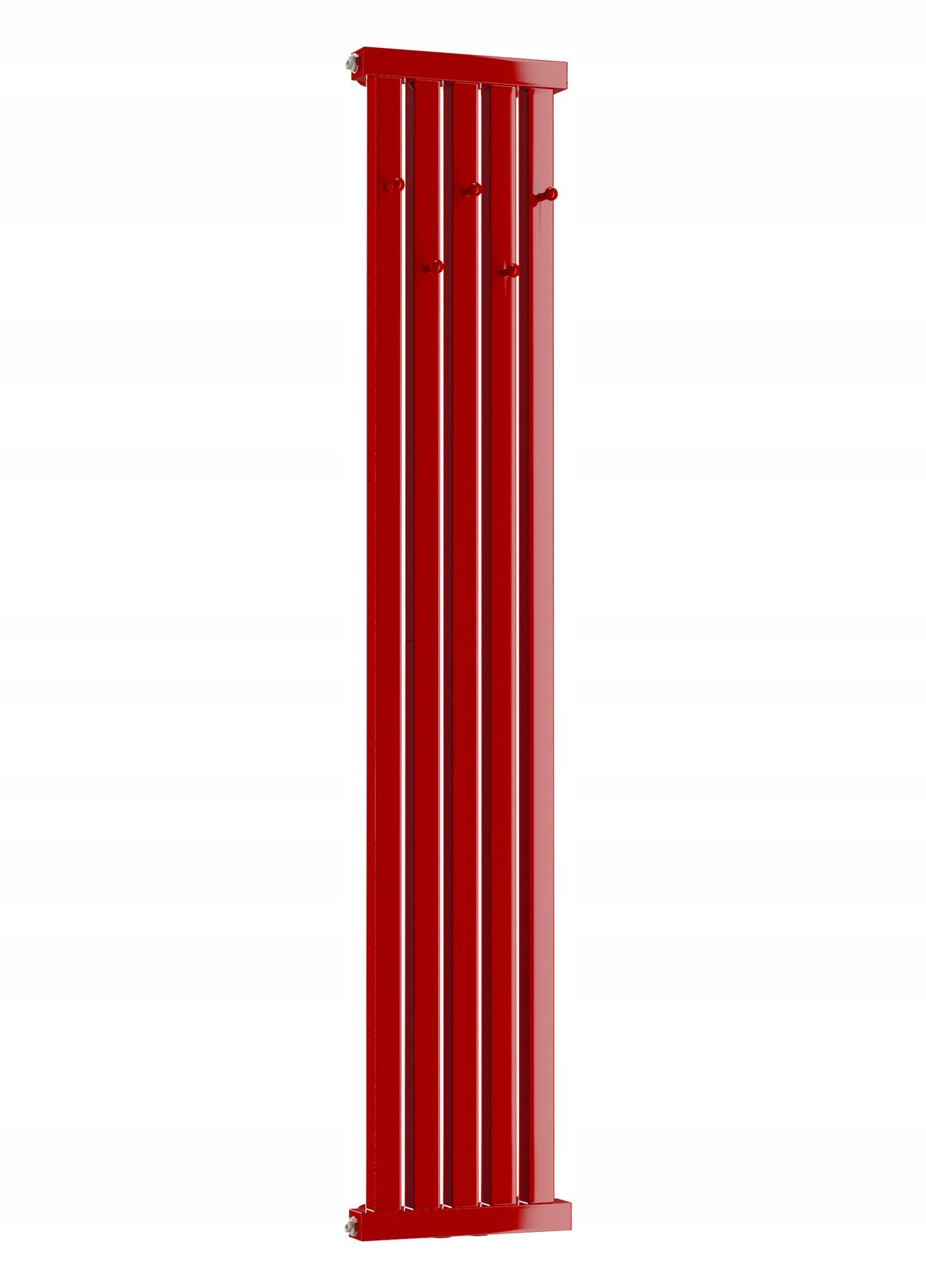 Dekoratívny radiátor Akra Hook 180x32 Červený